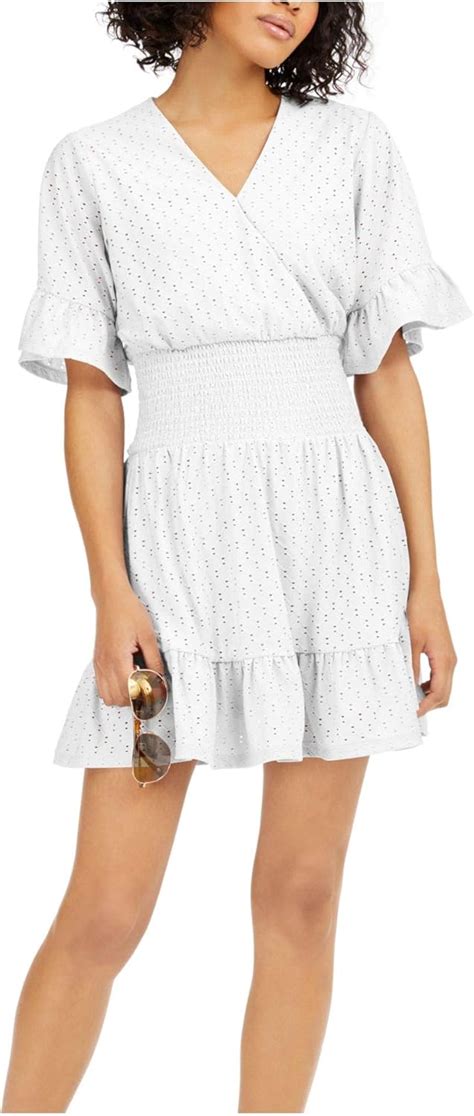 michael kors white mini dress